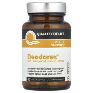 Deodorex® - קפסולות ללא ריח עם תמצית פטריות 60 יח'