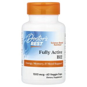 Doctors Best B12 1500 מק"ג - 60 כמוסות טבעוניות לבריאות
