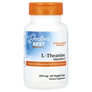 Doctors Best L-Theanine AlphaWave 200 מ"ג - 60 כמוסות