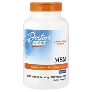 Doctors Best MSM 180 כמוסות - תוסף תזונה לעצמות