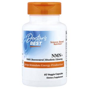 Doctors Best NMN+ 60 כמוסות - תוסף בריאות אנטי אייג'ינג