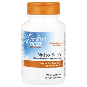 Doctors Best Natto-Serra 90 כמוסות - לתמיכה טבעית