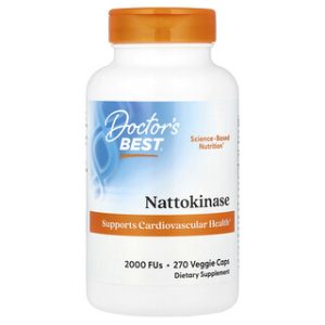 Doctors Best Nattokinase 2000 FU - 270 כמוסות צמחיות