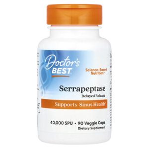 Doctors Best Serrapeptase 90 כמוסות - לתמיכה בדלקת