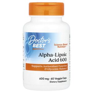 Doctors Best אלפא ליפואית 600 מ"ג - 60 כמוסות צמחיות