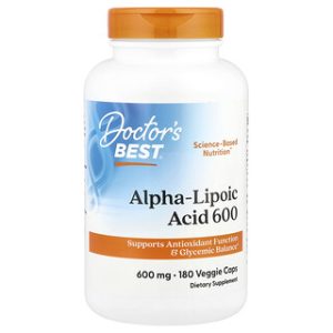Doctors Best - חומצה אלפא ליפואית 600 מ"ג - 180 כמוסות