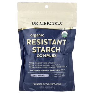 Dr. Mercola עמילן עמיד אורגני - 270 גרם - ללא טעם