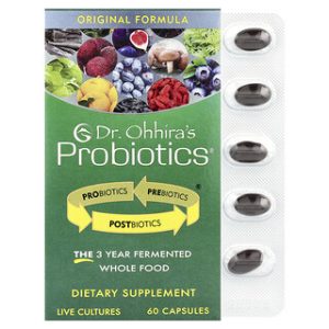 Dr. Ohhiras Probiotics Original - 60 כמוסות לבריאות המעיים