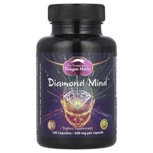 Dragon Herbs Diamond Mind 500mg - כמוסות לזיכרון וריכוז