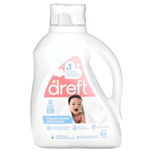 Dreft - נוזל כביסה לתינוקות עדין ונטול ריח - 92oz