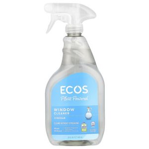 ECOS חומר ניקוי חלונות - מבוסס חומץ - 650 מ"ל