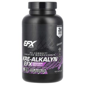 EFX Sports Kre-Alkalyn EFX 120 כמוסות - קריאטין איכותי