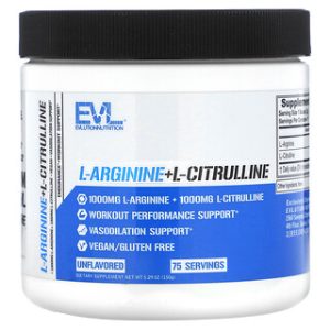 EVLution L-Arginine+L-Citrulline - תוסף כוח ללא טעם