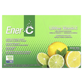 Ener-C ויטמין C - משקה מולטי ויטמין לימון-ליים 30 יח'