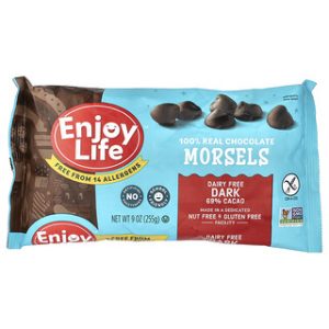 Enjoy Life - שבבי שוקולד מריר 69% קקאו - 255 גרם