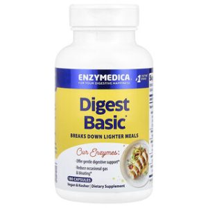 Enzymedica Digest Basic - 180 כמוסות לעיכול תקין