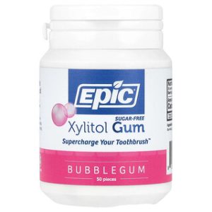 Epic Dental - מסטיק קסיליטול ללא סוכר - בועות 50 יח'