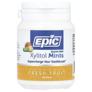 Epic Dental - סוכריות קסיליטול ללא סוכר פירות 180 יח'