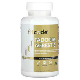 Fadogia Agrestis 600 מ"ג - תוסף תזונה 30 כמוסות