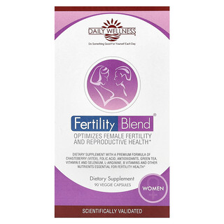 Fertility Blend לנשים - 90 כמוסות צמחיות Daily Wellness
