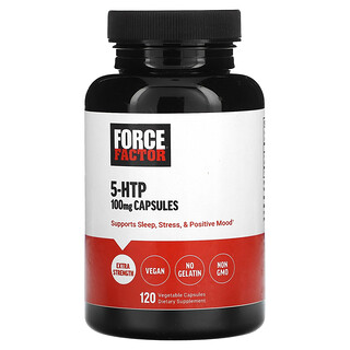 Force Factor 5-HTP 100 מ"ג , 120 כמוסות צמחיות