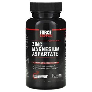Force Factor ZMA - תוסף אבץ ומגנזיום - 60 טבליות