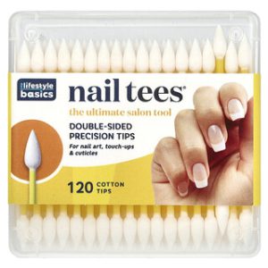 Fran Wilson Nail Tees - טיפים כותנה דו צדדיים 120 יח׳