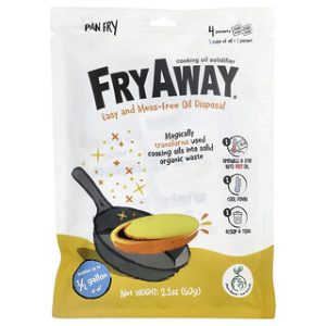 FryAway - מקשה שמן טיגון - 4 יחידות - 2.1oz
