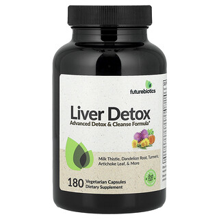 Futurebiotics Liver Detox - 180 כמוסות טבעוניות לניקוי כבד