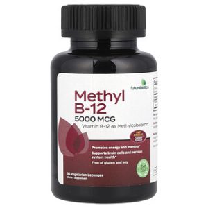 Futurebiotics Methyl B-12 5000 מק"ג - סוכריות צ'רי 90 יחידות