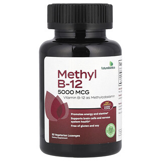 Futurebiotics Methyl B-12 5000 מק"ג - סוכריות צ'רי 90 יחידות