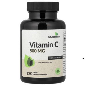 Futurebiotics ויטמין C 500 מ"ג - 120 טבליות - בריאות וחיזוק