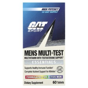 GAT Mens Multi + Test - ויטמינים לגברים, 60 טבליות