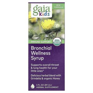 Gaia Herbs Kids - סירופ לבריאות דרכי הנשימה 89 מ"ל