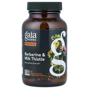 Gaia Herbs ברברין וגדילן מצוי - 60 כמוסות טבעוניות
