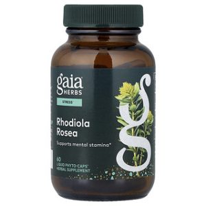Gaia Herbs רודיולה רוזאה - 60 כמוסות צמחיות