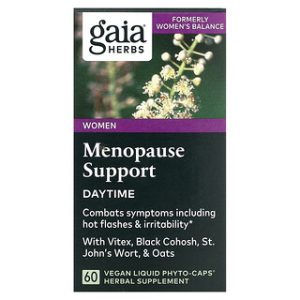 Gaia Herbs תמיכה לגיל המעבר- גברים ונשים - 60 כמוסות