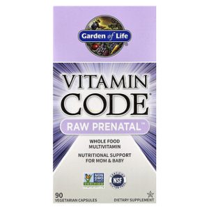Garden of Life RAW Prenatal - ויטמינים לנשים בהריון