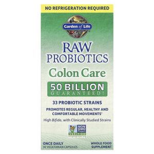 Garden of Life RAW Probiotics Colon Care - 30 כמוסות