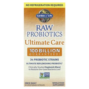Garden of Life RAW Probiotics Ultimate Care - כמוסות