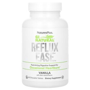 Gi Natural Reflux Ease - וניל - 60 טבליות לעיסה