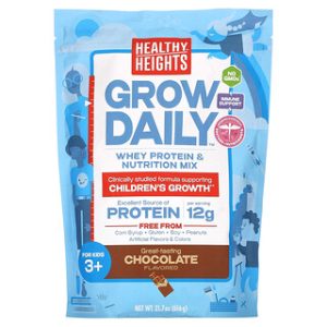 Healthy Heights Grow Daily - חלבון לילדים 3+ שוקולד