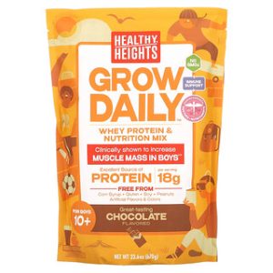 Healthy Heights Grow Daily לבנים 10+ - חלבון בשוקולד