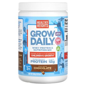 Healthy Heights Grow Daily - תוסף חלבון לילדים שוקולד