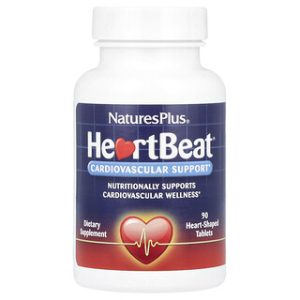 HeartBeat® - תוסף לב בריא מבית NaturesPlus - 90 טבליות