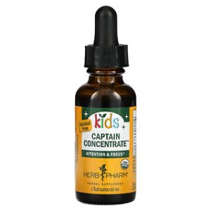 Herb Pharm Kids Captain - תרכיז לילדים ללא אלכוהול 30 מ"ל
