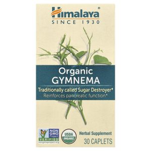 Himalaya Gymnema אורגני - 30 קפליות לתמיכה בסוכר