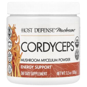 Host Defense Cordyceps - אבקת מיצלום פטריות 100 גרם