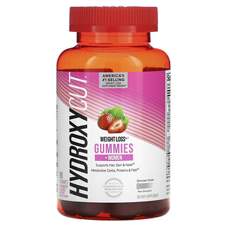 Hydroxycut - גומיות להרזיה לנשים תות 90 יחידות