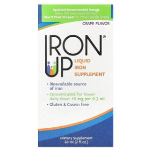 Iron Up - תוסף ברזל נוזלי בטעם ענבים - 60 מ"ל